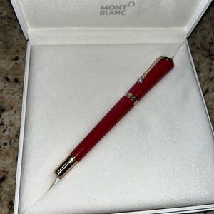 Montblanc Marilyn Monroe Rollerball Pen - Red Lacquer with Pearl Detail (Unused)